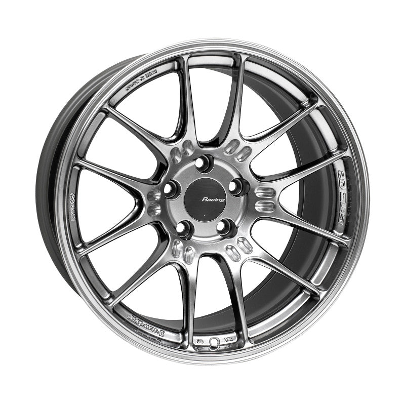 Enkei GTC02 18x9.5 5x114.3 15mm Offset 75mm Bore Hyper Silver Wheel - Black Ops Auto Works