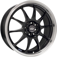 Load image into Gallery viewer, Enkei J10 17x7 4x100/108 42mm Offset 72.62mm Bore Dia Matte Black w/ Machined Lip Wheel - Black Ops Auto Works