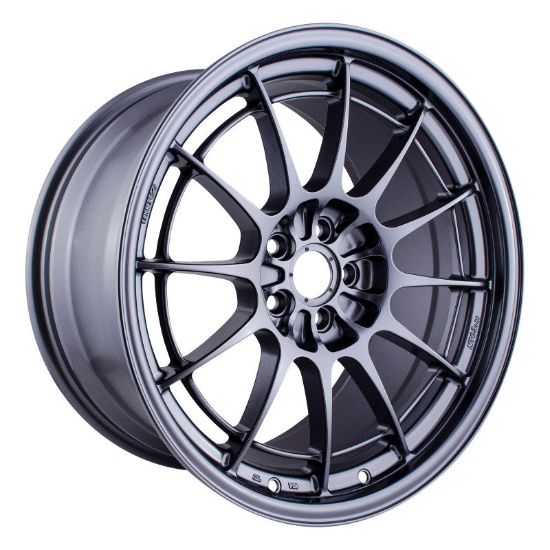 Enkei NT03+M 18x9.5 5x100 40mm Offset Gunmetal Wheel (MIN ORDER QTY 40) - Black Ops Auto Works
