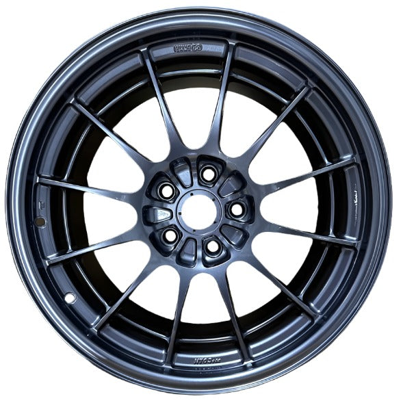 Enkei NT03+M 18x9.5 5x114.3 27mm Offset 72.6mm Bore Gunmetal Wheel - Black Ops Auto Works