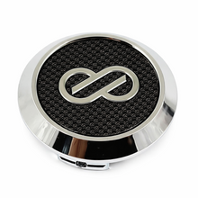 Load image into Gallery viewer, Enkei PF01 Carbon Finish / PF01SS Carbon Finish w Chrome Ring Center Cap Enkei ENKA461-CAPCP