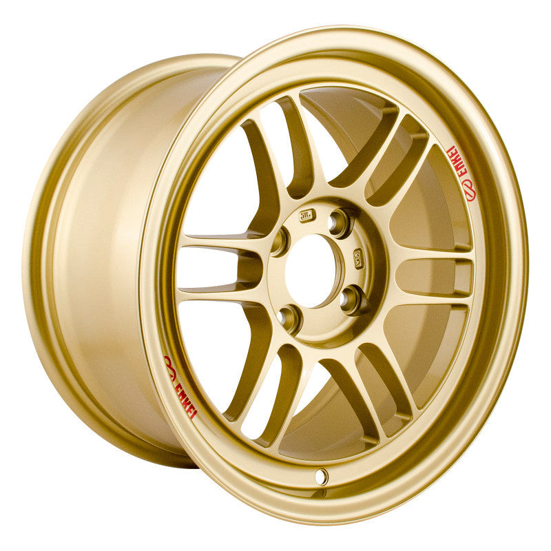 Enkei RPF1 15x8 4x100 28mm Offset 75mm Bore Gold Wheel - Black Ops Auto Works