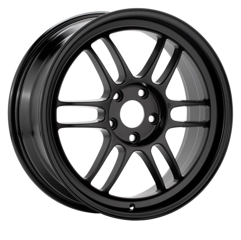 Enkei RPF1 17x8.5 5x114.3 30mm Offset 73mm Bore Matte Black Wheel  Evo 8/9 - Black Ops Auto Works
