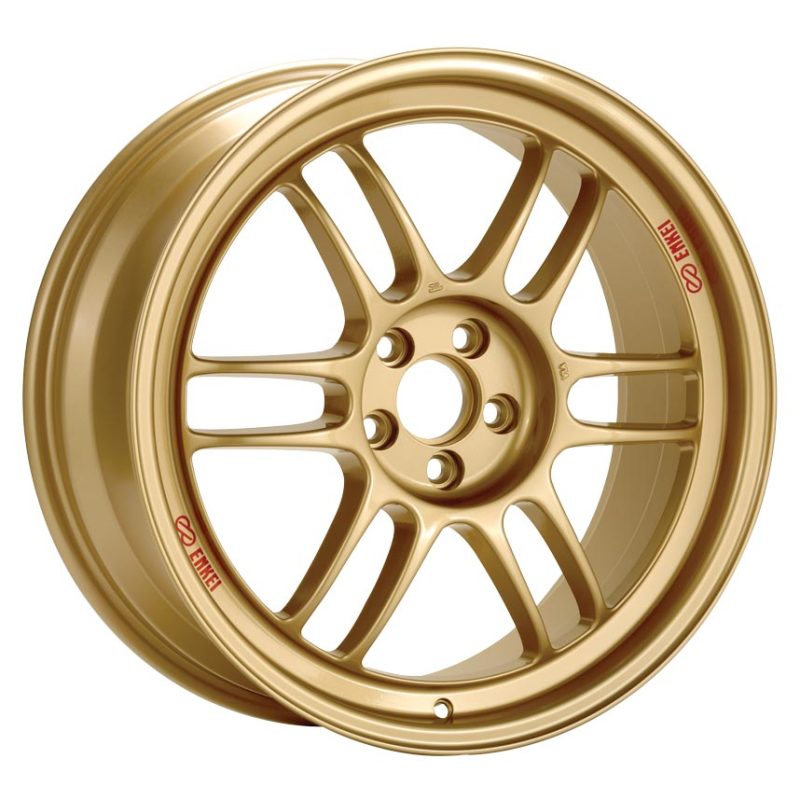 Enkei RPF1 17x9 5x114.3 45mm Offset 73mm Bore Gold Wheel  RX8 - Black Ops Auto Works