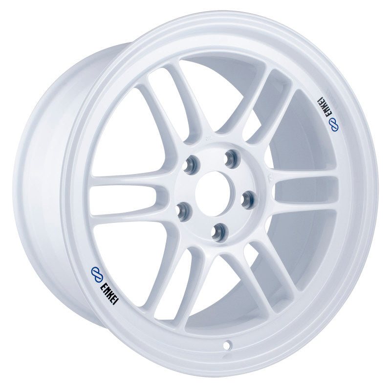 Enkei RPF1 18x9.5 5x114.3 38mm Offset 73mm Center Bore Vanquish White Wheel (Special Order/ MOQ 40*) - Black Ops Auto Works
