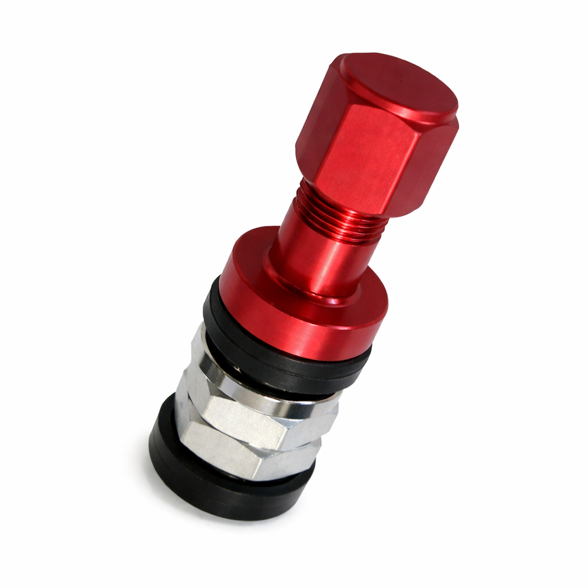 Enkei RPF1 Red Valve Stem (1 stem) Enkei ENKA379-VALVERED