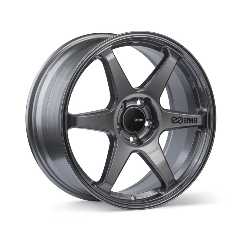 Enkei T6R 18x9.5 38mm Offset 5x114.3 Bolt Pattern 72.6 Bore Matte Gunmetal Wheel - Black Ops Auto Works