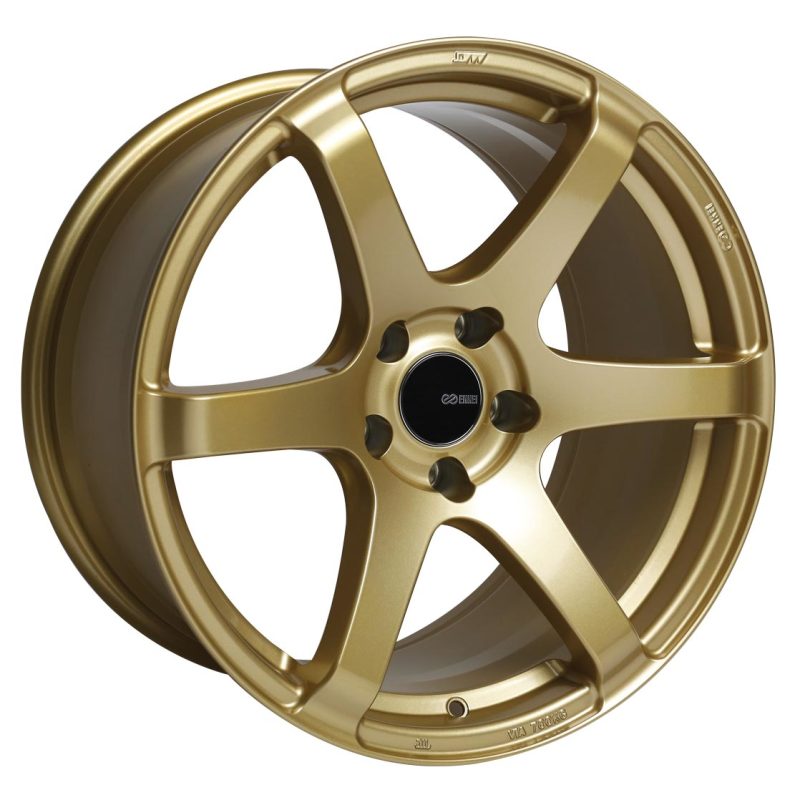 Enkei T6S 18x8 45mm Offset 5x100 Bolt Pattern 72.6 Bore Gold Wheel - Black Ops Auto Works