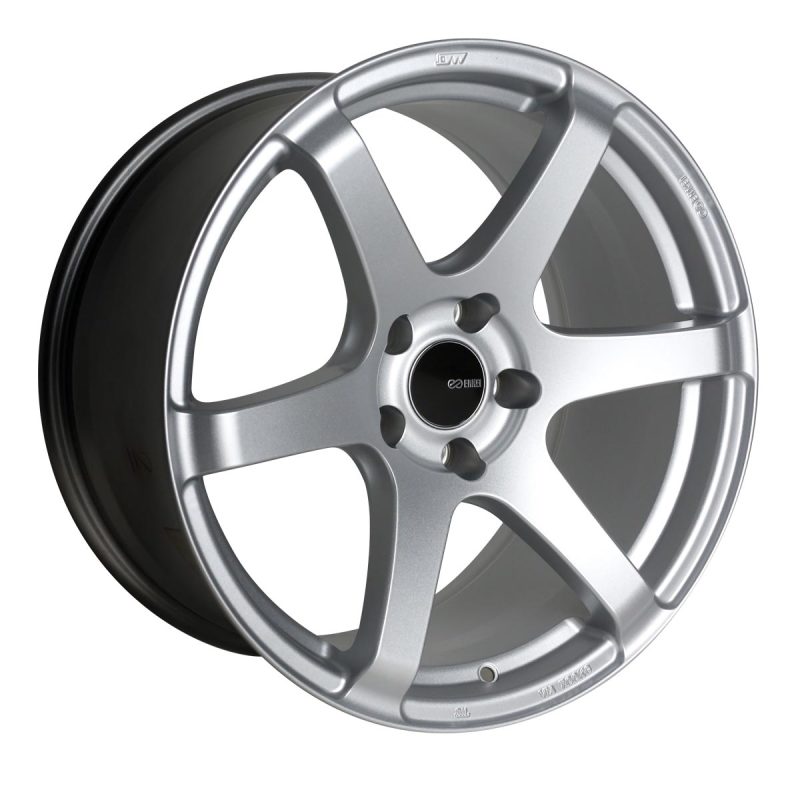 Enkei T6S 18x8.5 35mm Offset 5x114.3 Bolt Pattern 72.6 Bore Matte Silver Wheel - Black Ops Auto Works