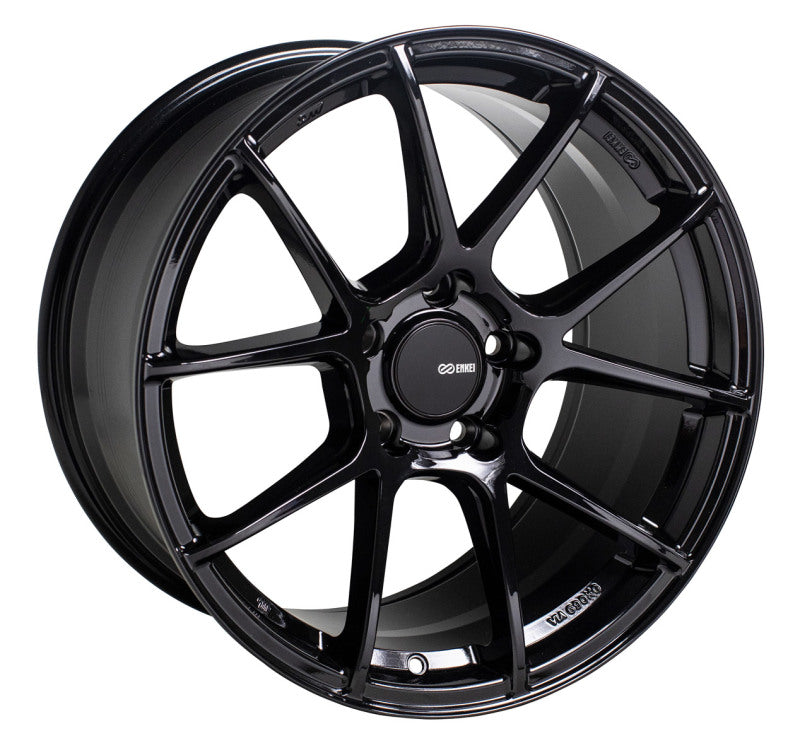 Enkei TS-V 18x8.5 5x114.3 38mm Offset 72.6mm Bore Gloss Black Wheel - Black Ops Auto Works