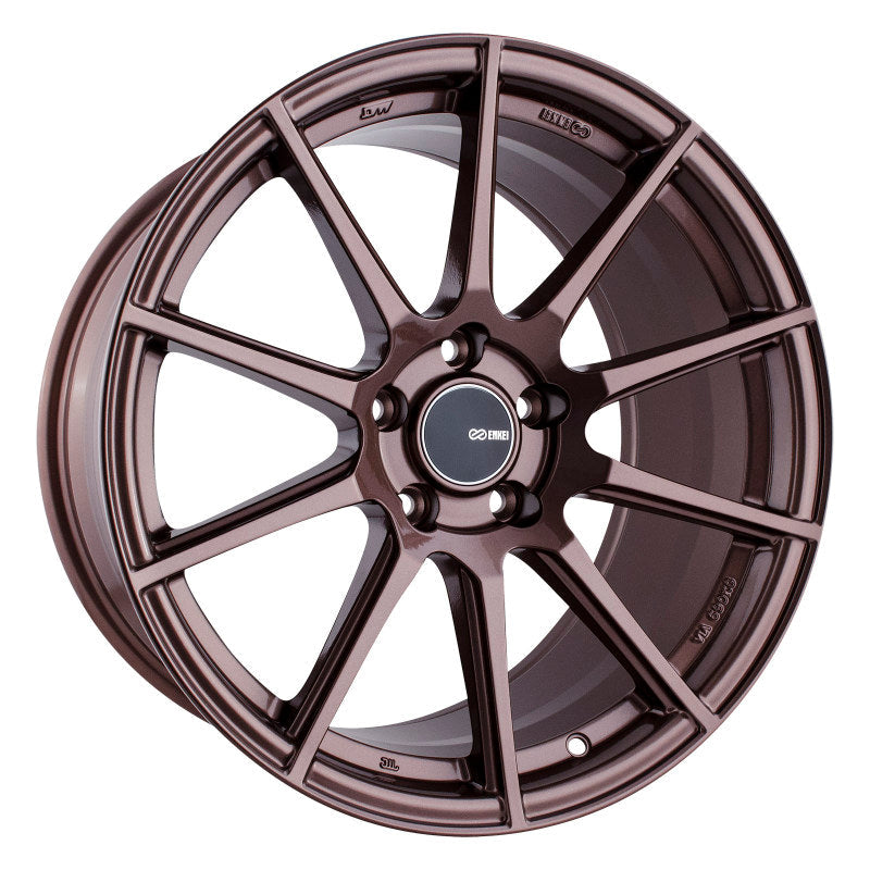 Enkei TS10 18x9.5 35mm Offset 5x114.3 Bolt Pattern 72.6mm Bore Dia Copper Wheel - Black Ops Auto Works