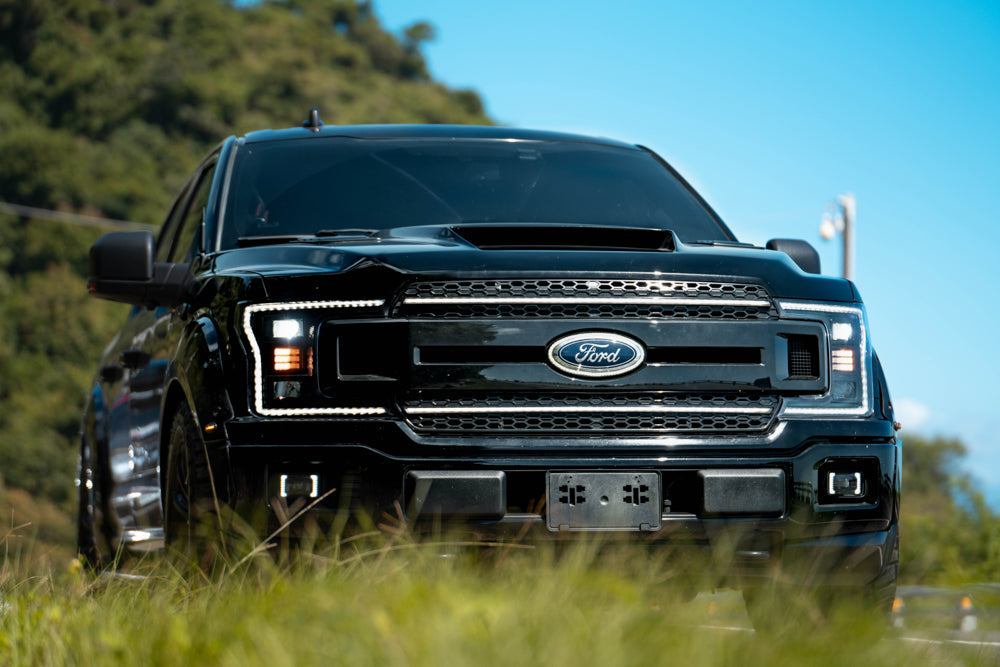 Essential Series LED Projector Headlights w/ LED DRL 18-20 Ford F-150 - Black Ops Auto Works