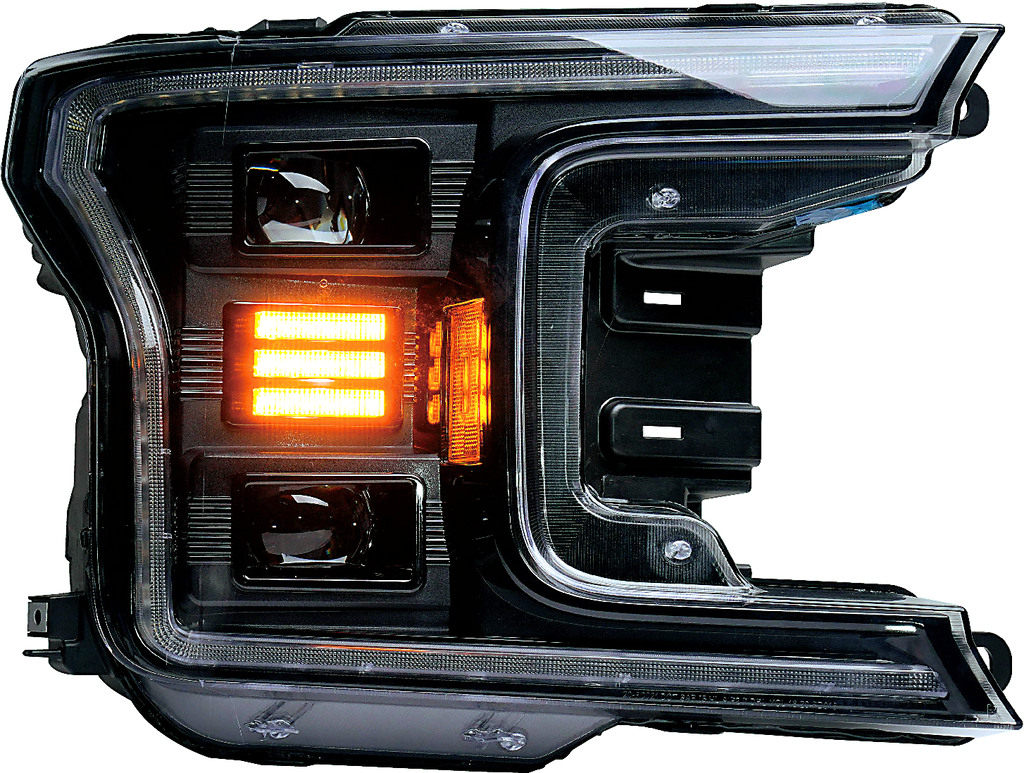 Essential Series LED Projector Headlights w/ LED DRL 18-20 Ford F-150 - Black Ops Auto Works