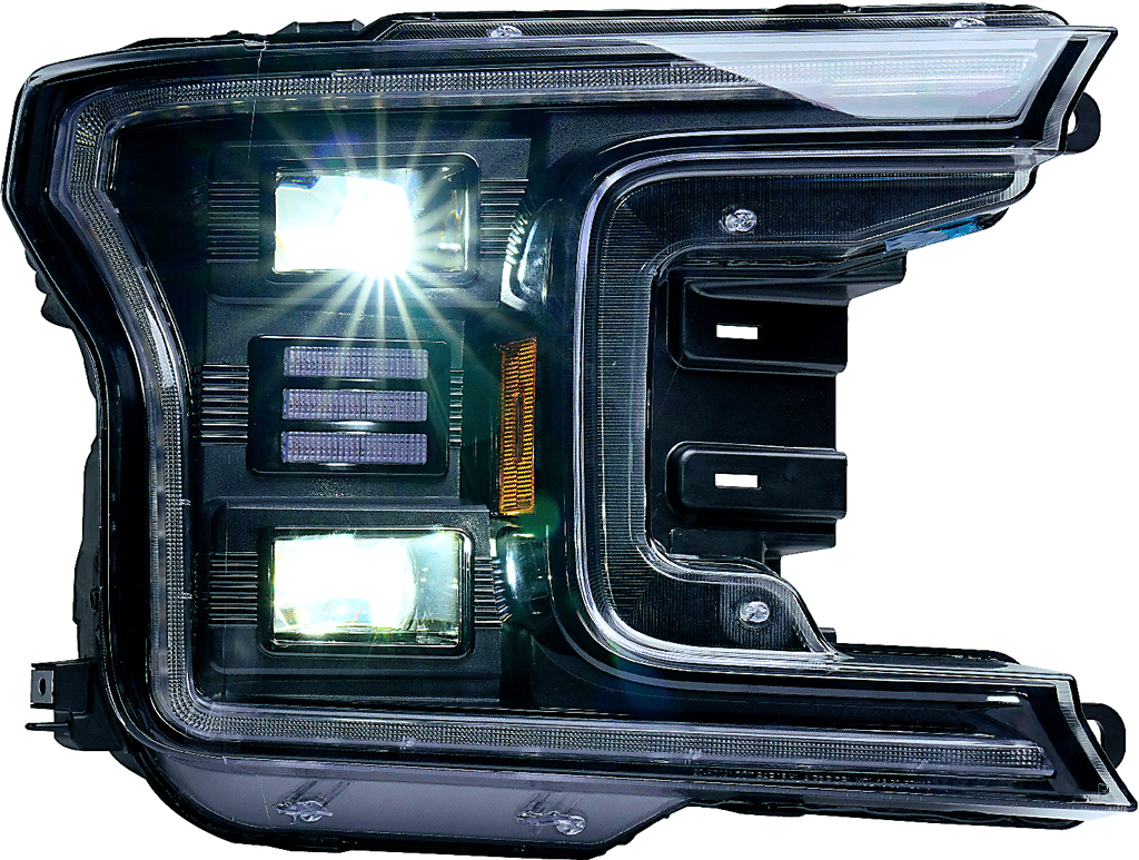 Essential Series LED Projector Headlights w/ LED DRL 18-20 Ford F-150 - Black Ops Auto Works