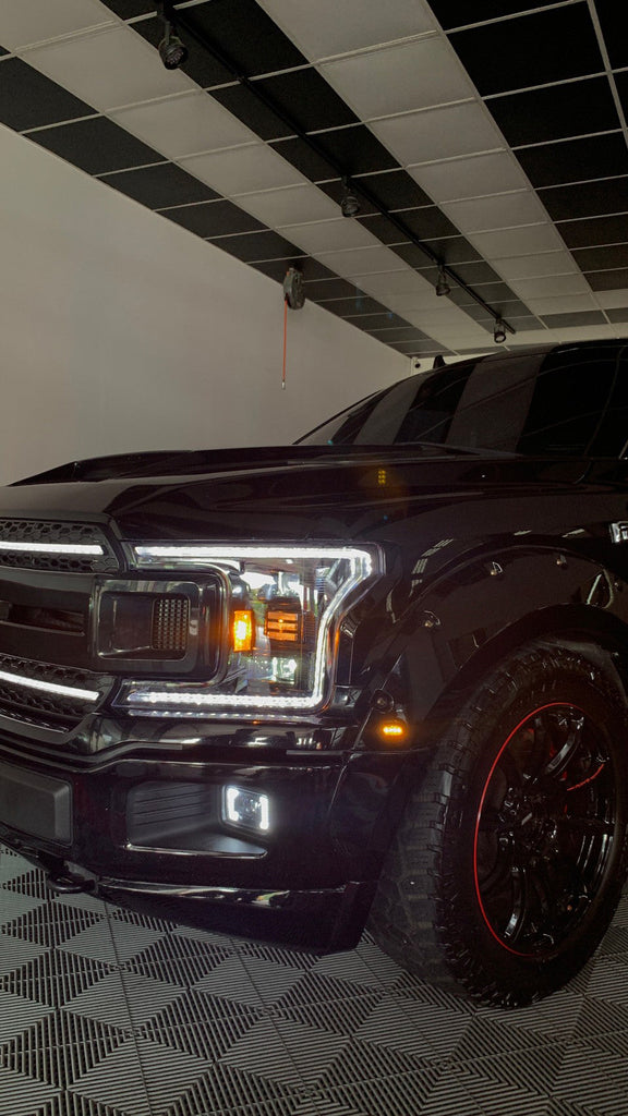 Essential Series LED Projector Headlights w/ LED DRL 18-20 Ford F-150 - Black Ops Auto Works