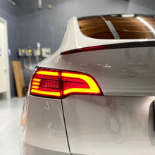 Load image into Gallery viewer, Tesla Model 3 Model Y 2017-Present Sequential Taillights with Start Up Sequence - BayOptiks TL-Tesla