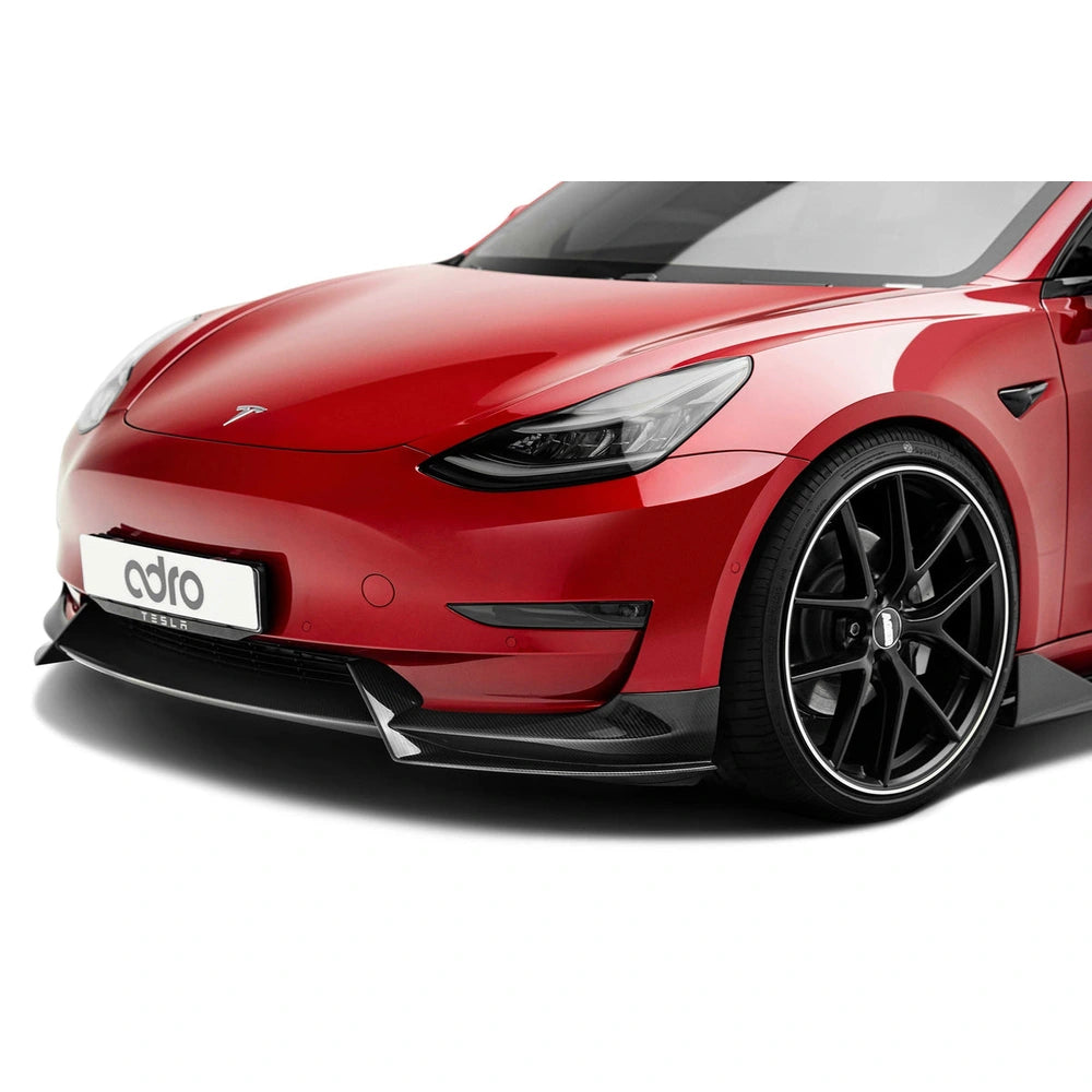 Tesla Model 3 Prepreg Carbon Fiber Side Skirts - ADRO A15A10-1401