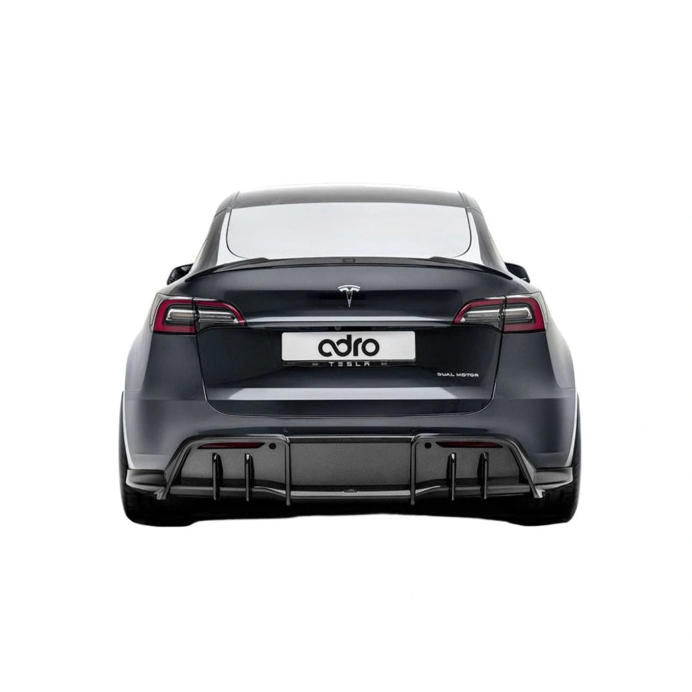 Tesla Model Y Carbon Fiber Rear Diffuser - ADRO A15A20-1301