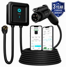 Load image into Gallery viewer, EVIQO Level 2 EV Charger, 48A (11.5kW), 240V, NEMA 14-50 Plug-in, J1772 for Non-Tesla EVs - EVIQO POWER