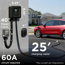 Load image into Gallery viewer, EVIQO J1772 EV charger cable and connector for non-Tesla EV charging