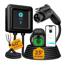 Load image into Gallery viewer, EVIQO Level 2 48A hardwired J1772 EV charger for non-Tesla electric vehicles