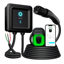 Load image into Gallery viewer, EVIQO NACS Level 2 48A hardwired EV charger for Tesla electric vehicles