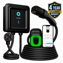 Load image into Gallery viewer, EVIQO NACS plug-in EV charger with smart app control and scheduling