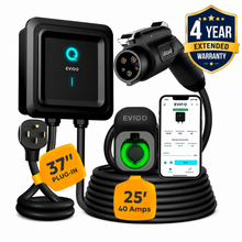 Load image into Gallery viewer, EVIQO NEMA 14-50 plug-in charging station for EV and PHEV models
