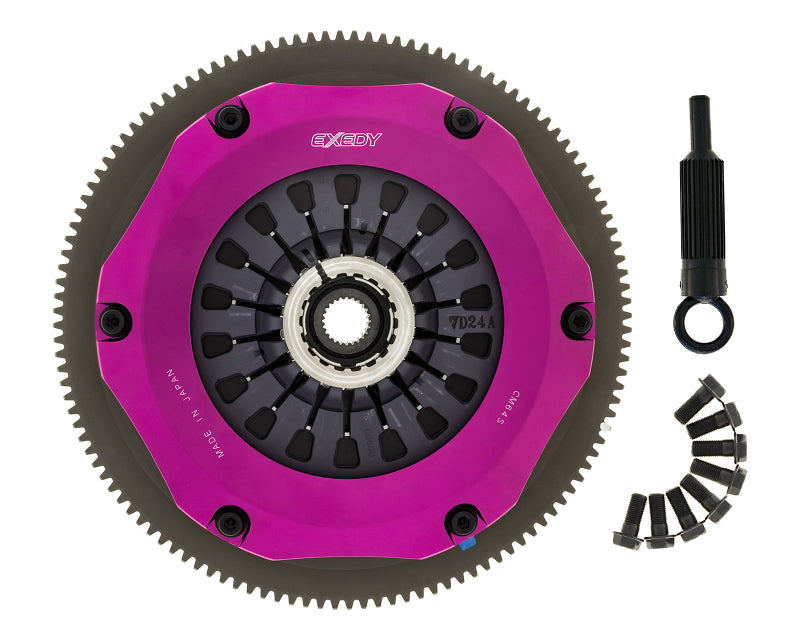 Exedy Exedy 04-17 Subaru WRX STI EJ255/EJ257 2.5L Twin-Organic Clutch Kit