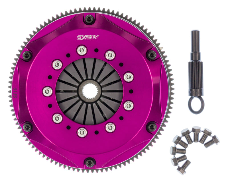 Exedy Exedy 1989-1994 Nissan 240SX Hyper Twin Cerametallic Clutch Sprung Center Disc Push Type Cover