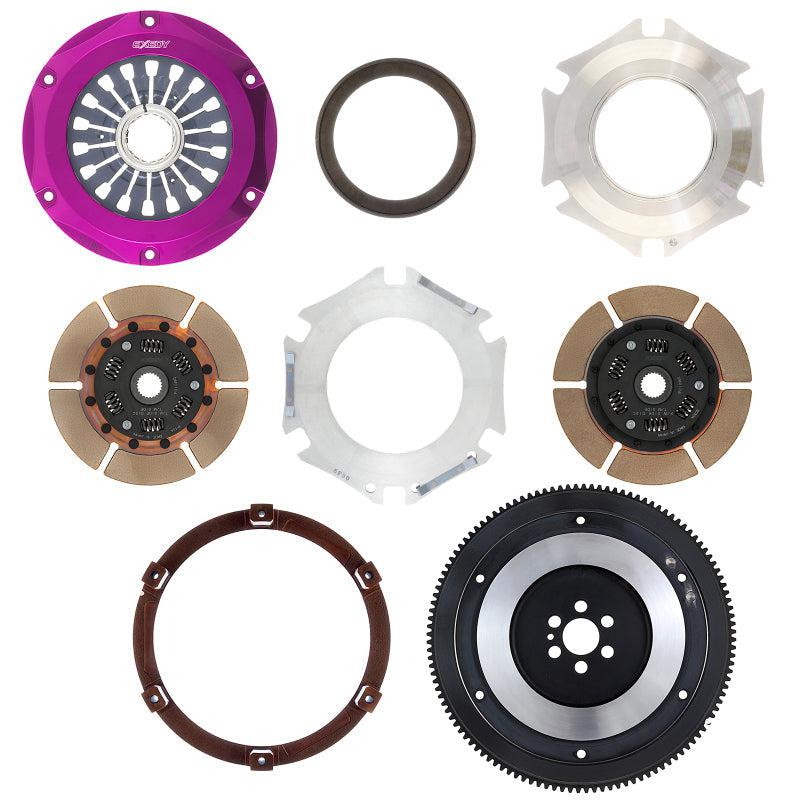 Exedy Exedy 1993-1994 Nissan Skyline GTR L6 Hyper Twin Cerametallic Clutch Sprung Center Disc Pull Type