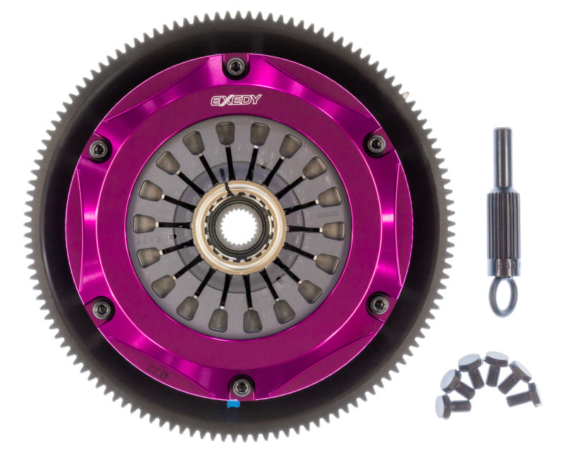 Exedy Exedy 1993-1995 Mazda RX-7 R2 Hyper Twin Cerametallic Clutch Sprung Center Disc Pull Type