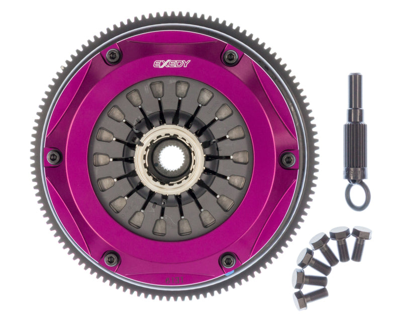 Exedy Exedy 1999-2002 Nissan Skyline GTR L6 Hyper Twin Cerametallic Clutch Sprung Center Disc Pull Type
