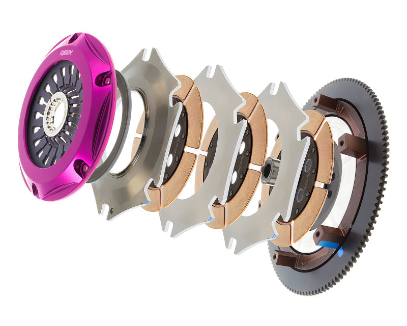 Exedy Exedy 2004-2014 Subaru Impreza WRX STI H4 Hyper Triple Cerametallic Clutch Rigid Disc Pull Type