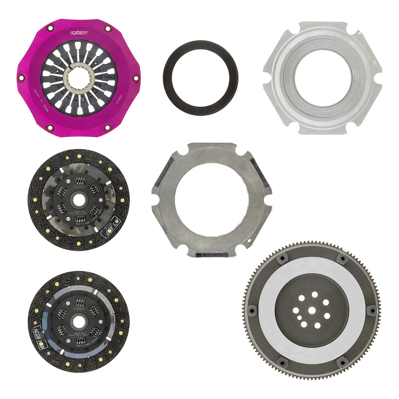 Exedy Exedy 96-06 Mitsubishi Evo 4-9 4G63T 2.0L Twin-Organic Clutch Kit