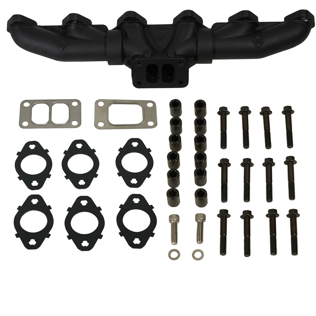 BDD1046047-BD Diesel 98.5-02 Dodge 5.9L 24-Valve Cummins Pulse Exhaust Manifold Kit-Headers & Manifolds-BD Diesel
