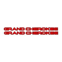 Load image into Gallery viewer, Exotic Innovations Grand Cherokee door badge pair for Jeep Grand Cherokee Trackhawk