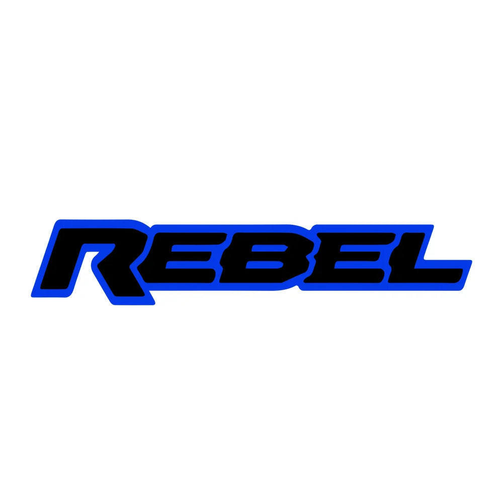 Exotic Innovations Rebel grille badge replacement for RAM 1500 Rebel