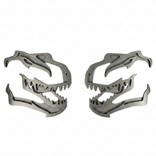Load image into Gallery viewer, Exotic Innovations Trex V3 head pair in a brushed silver finish