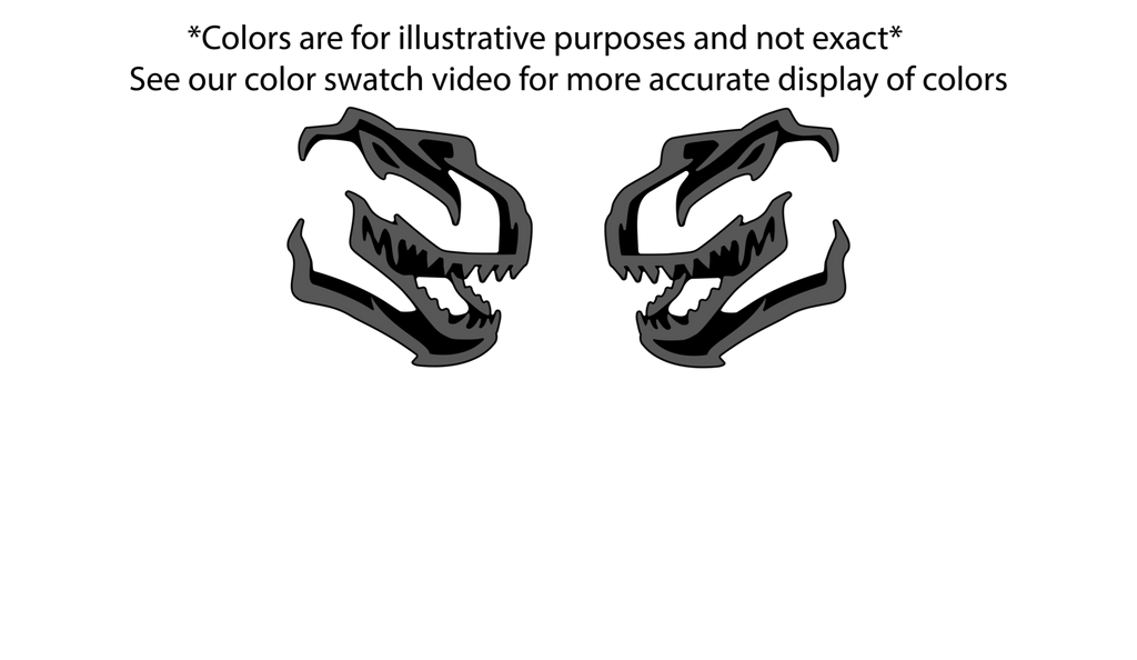 Exotic Innovations Trex V3 head pair illustrative color graphic
