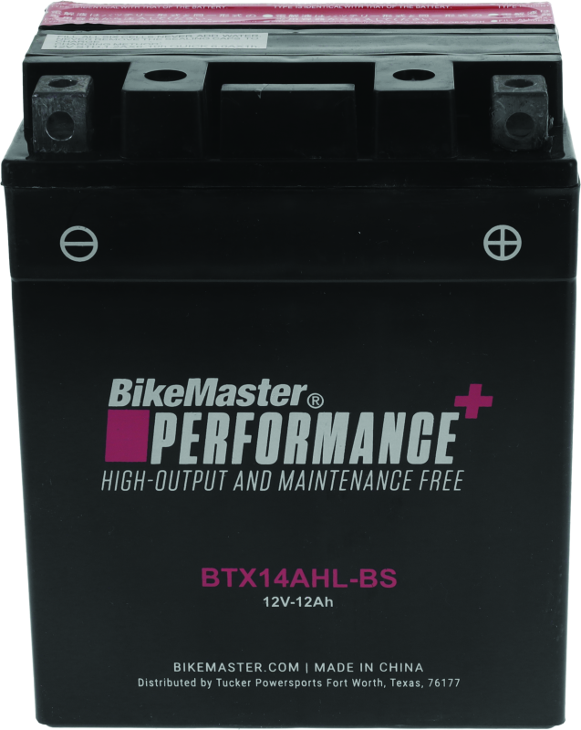 BKM781307-BikeMaster BTX14AHL-BS Battery-Batteries-Bike Master