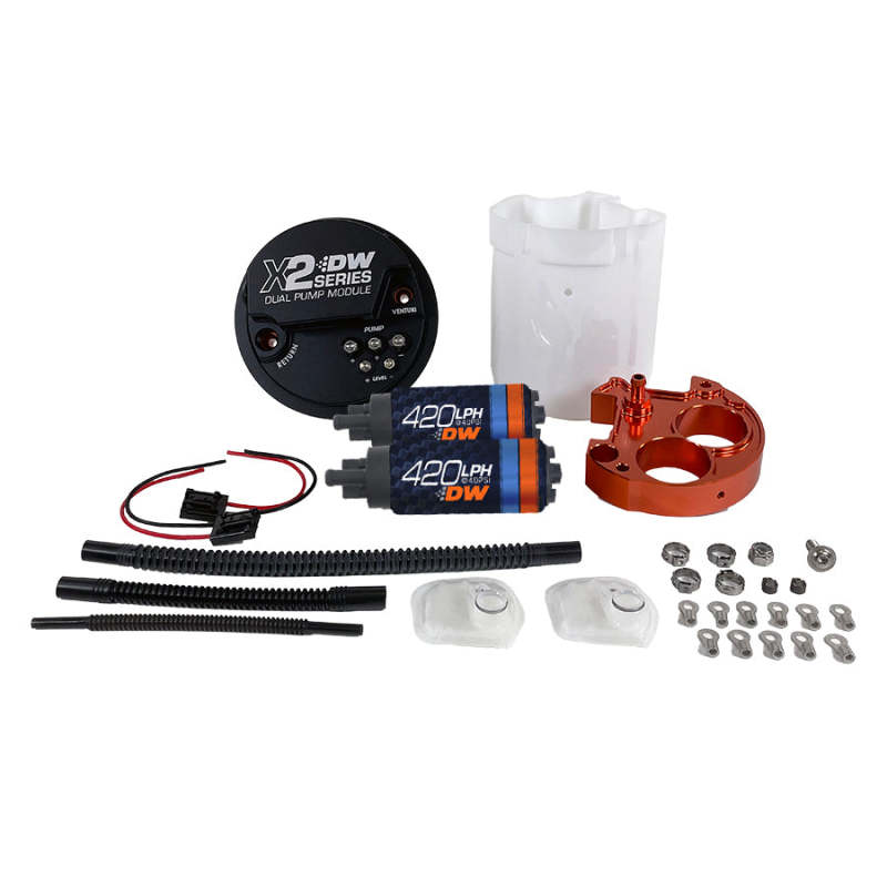 DWK9-421-7050-Deatschwerks X2 Series Fuel Pump Module with Dual DW420 Pumps For 2008-21 WRX/STI-Fuel Pumps-DeatschWerks