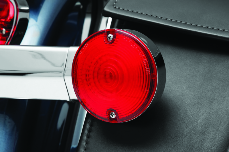 KUR2940-Kuryakyn Luminez L.E.D Rear Turn Signal Insert 1156 Red Flat Style-Brackets-Kuryakyn