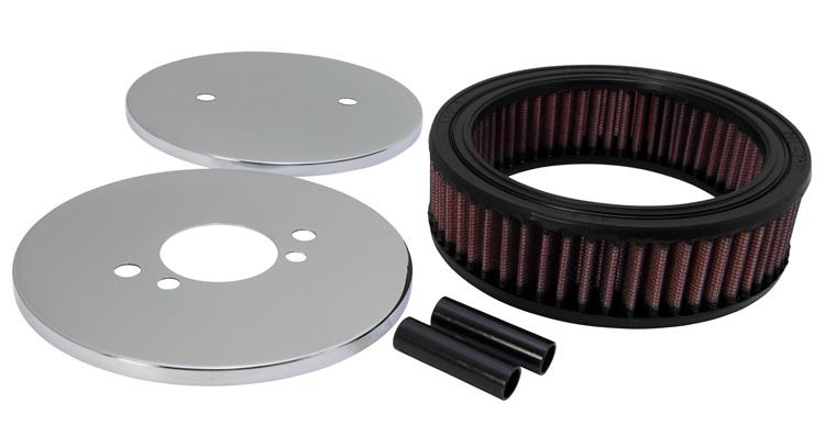 K&N 56-1400 Custom Racing Air Cleaner Assembly - 4.5-Inch ID, 5.875-Inch OD, 1.75-Inch Filter - image 2