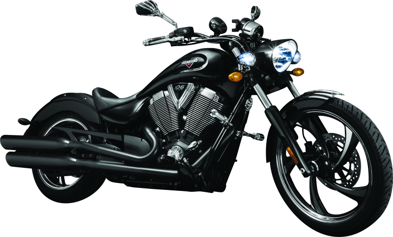 KUR7567-Kuryakyn Trident Dually Without Adapters Black-Footpegs-Kuryakyn