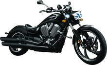 Load image into Gallery viewer, KUR7567-Kuryakyn Trident Dually Without Adapters Black-Footpegs-Kuryakyn
