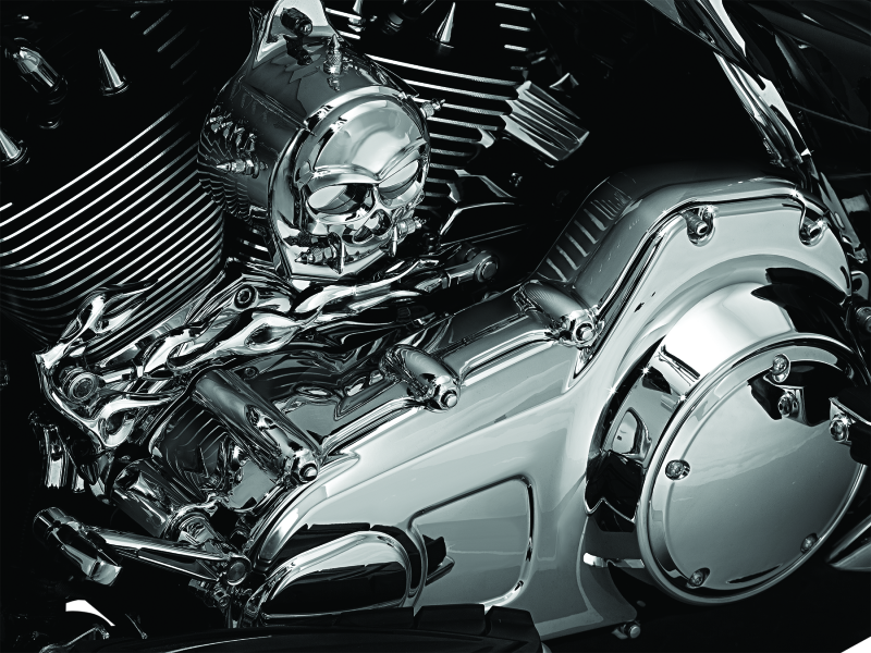 KUR7780-Kuryakyn Inner Primary Cover 07-16 Touring Chrome-Engine Covers-Kuryakyn
