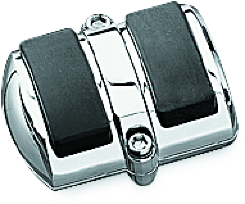 KUR4029-Kuryakyn Brake Pedal Cover 3in Wide Chrome-Pedals-Kuryakyn