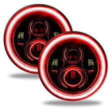 Load image into Gallery viewer, Oracle Jeep Wrangler JL/Gladiator JT 7in. High Powered LED Headlights (Pair) - Red-Headlights-ORACLE Lighting
