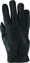 Load image into Gallery viewer, RIV094474-River Road Tucson Leather Perforated Gloves Black - Large-Gloves-River Road